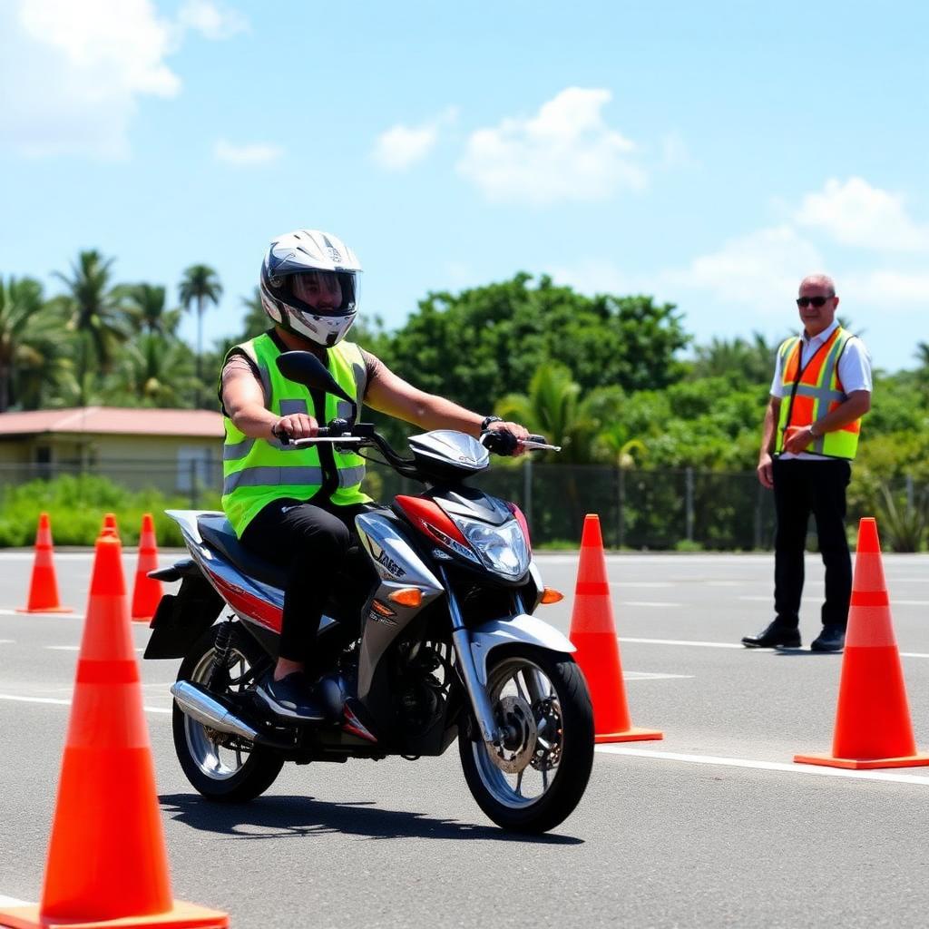 Prueba de Manejo Moto · A1 · A2 · A3
